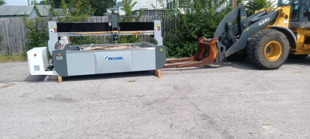 Used Water Jet For Sale – ACCURL MAX BP-C-2515 50HP Waterjet Cutting Machine - Image 2