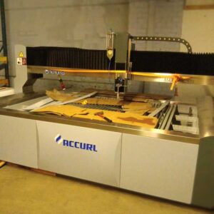 Used Water Jet For Sale – ACCURL MAX BP-C-2515 50HP Waterjet Cutting Machine