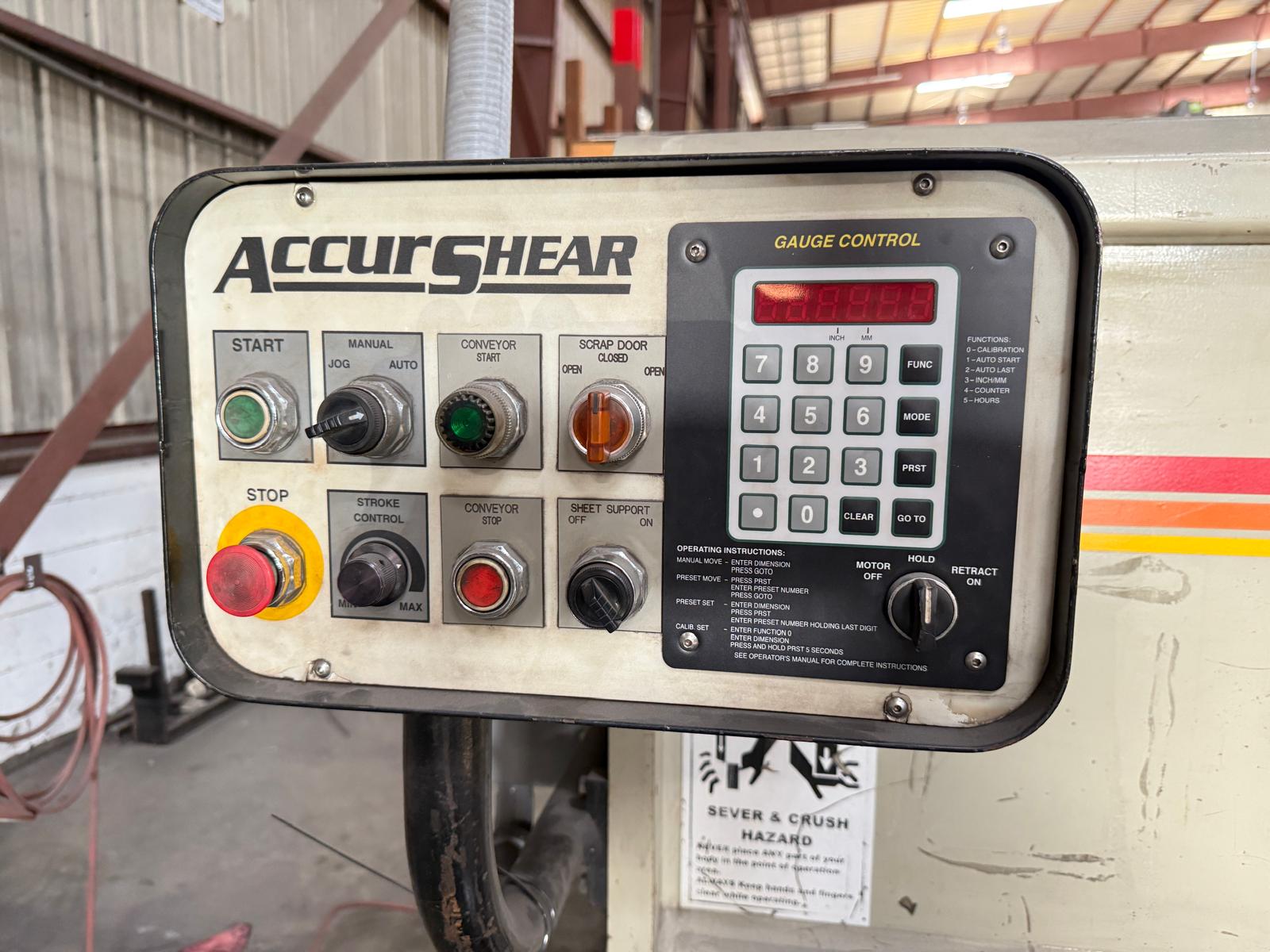Used Accurshear for Sale – Accurshear 625012 Hydraulic Shear - Image 4